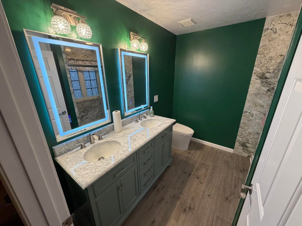 Bathroom renovation, finished